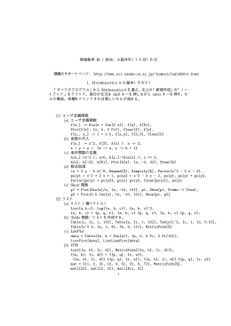 講義と演習の資料
