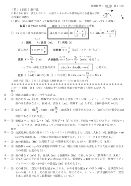 T &lambda; &lambda;&nu; = = v T 1 = &nu; &lambda; &pi;2 = k T &pi; &pi;&nu; &omega; 2 2 = = sin ),( t kx Atxy &omega; &minus; = t x t