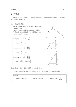 8 三角比