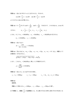 2 1 cos = &theta; 2 1 sin = &theta; MPa) (100 = &sigma; MPa) (50 = &tau; MPa) (125 = &sigma;