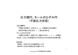 モールのひずみ円他