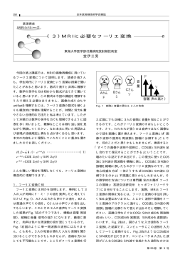 （3）MRIに必要なフーリエ変換