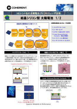 / 結晶シリコン型太陽電池 1/2
