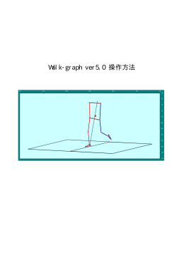 Walk-graph ver5.0 操作方法