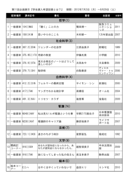 展示図書リスト