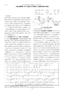 一般化座標系における遠心力を考慮した波動方程式の導出