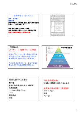 学習形式 授業に持ってくるもの 持ち込み禁止物