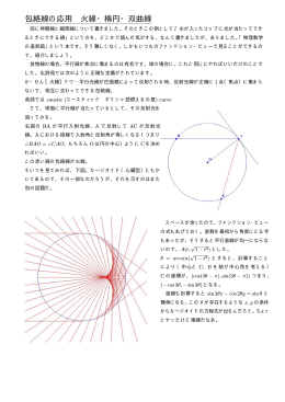 包絡線の応用 火線・楕円・双曲線 - Hi-HO