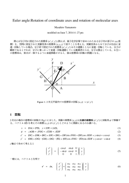 分子座標系