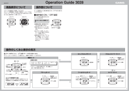 Operation Guide 3028