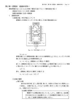 第 2 章ー誘電体・絶縁体材料ー