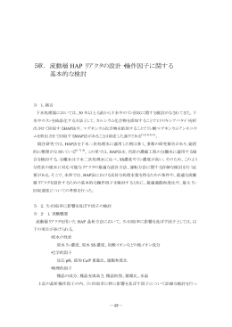 5章． 流動層 HAP リアクタの設計・操作因子に関する 基本的な検討