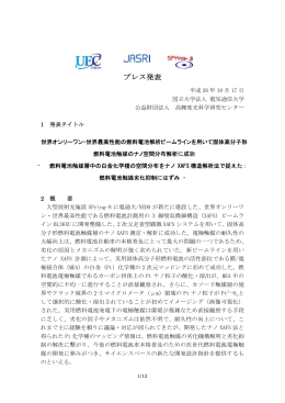 燃料電池触媒劣化抑制にはずみ-（PDF：831KB）