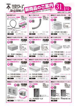 新商品のご案内31号