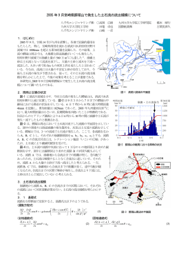 2005 年9 月宮崎県鰐塚山で発生した土石流の流出規模について