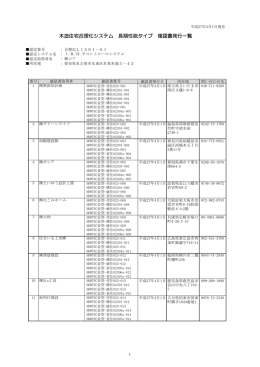 確認書発行情報