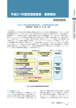 【事業紹介】平成21年度資源探査部 業務報告