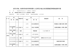 合同4学会、文部科学省科学研究費による伊豆大島
