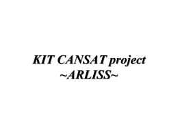 ARLISS - KIT Cansat Project