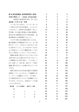 全国算数・数学教育研究（鳥取）大会に参加して