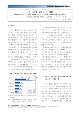 ハラール市場へのエントリー戦略 - Nomura Research Institute