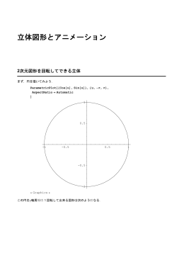 立体図形とアニメーション