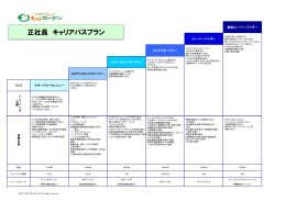 正社員 キャリアパスプラン