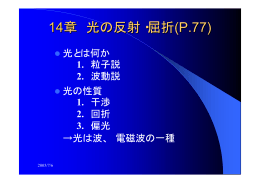 14章 光の反射・屈折(P.77)