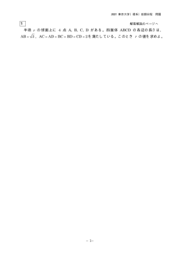 解答例＋引用題PDF - 大学入試数学電子図書館
