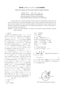 解析解によるメッシュフリー三次元音場解析（PDFファイル）