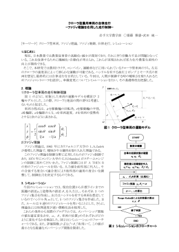 1－5： クローラ型農用車両の自律走行