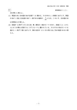解答例＋引用題