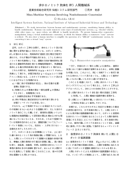 Man-Machine Systems Involving Nonholonomic Constraint