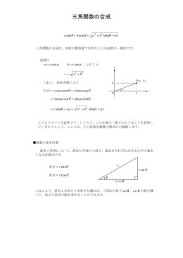 三角関数の合成