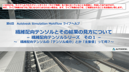 繊維配向テンソルとその結果の見方について