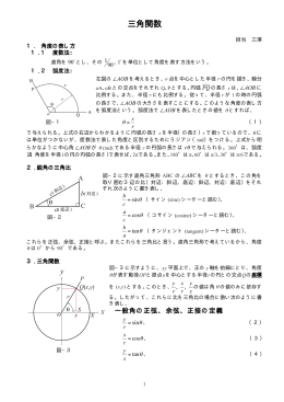 三角関数とその微係数