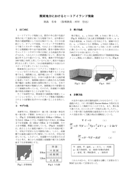 関東地方におけるヒートアイランド現象