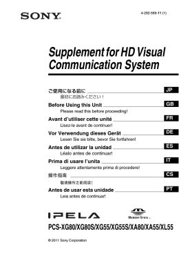 Supplement for HD Visual Communication System