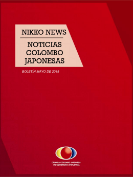 NIKKO NEWS NOTICIAS COLOMBO JAPONESAS