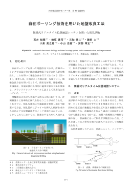 自在ボーリング技術を用いた地盤改良工法