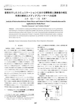 毅凄番率誓ち`ヒ ユーマンインタフェースシンポジウム2000