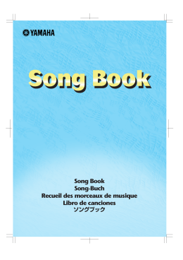 Song Book Song-Buch Recueil des morceaux de musique Libro de