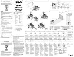 DL100 PROFINET IO EtherNet/IP EtherCAT