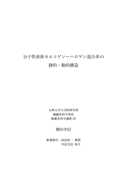 修士論文