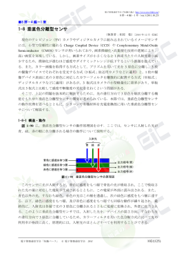 1-8 垂直色分離型センサ - 電子情報通信学会知識ベース ｜トップページ
