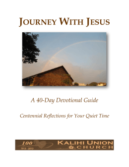 Jubilee Journey with Jesus Introduction
