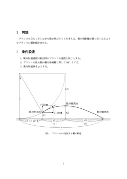 1 問題 2 条件設定