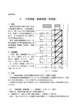 基線測量・三角測量資料