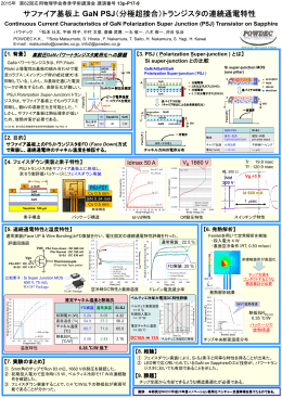 2015年春期応用物理学会学術講演会（ポスター）