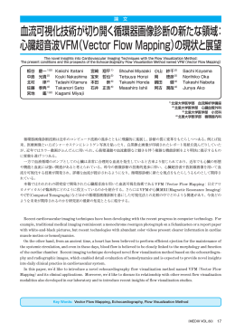 血流可視化技術が切り開く循環器画像診断の新たな領域： 心臓超音波
